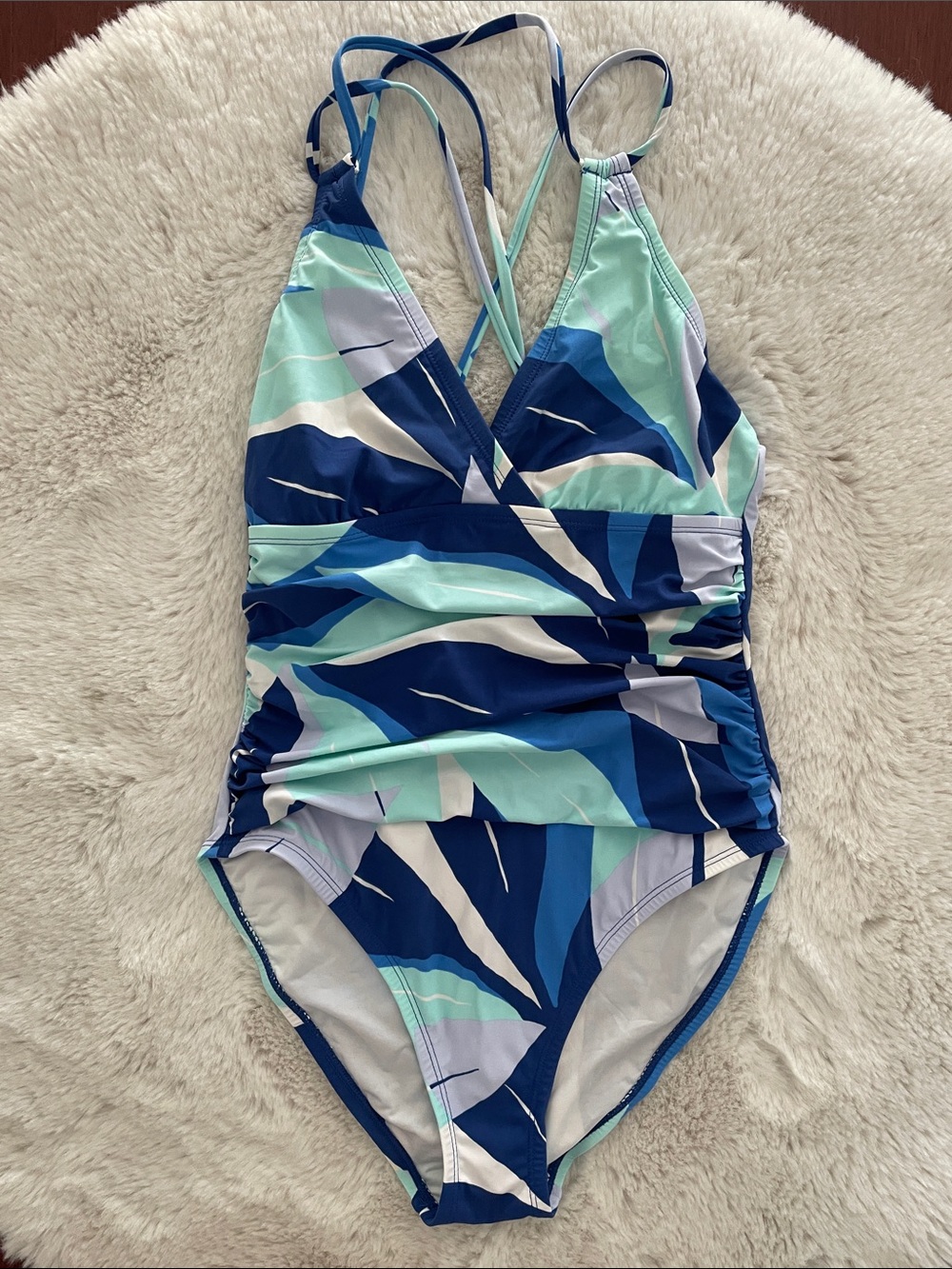 La Blanca Palm Reader
Surplice One Piece Swimsuit